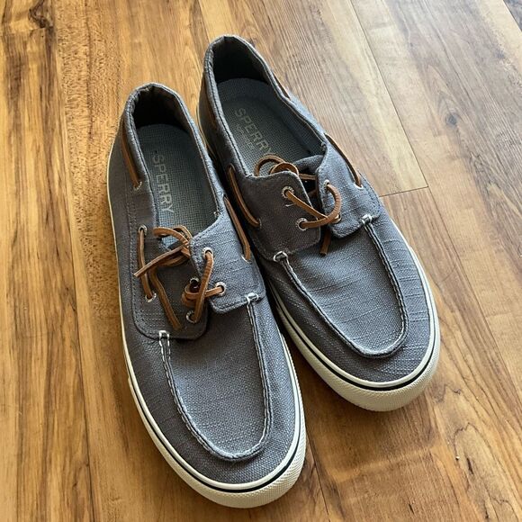 Sperry Gray and Brown Men's Sneakers - Picture 8 of 13